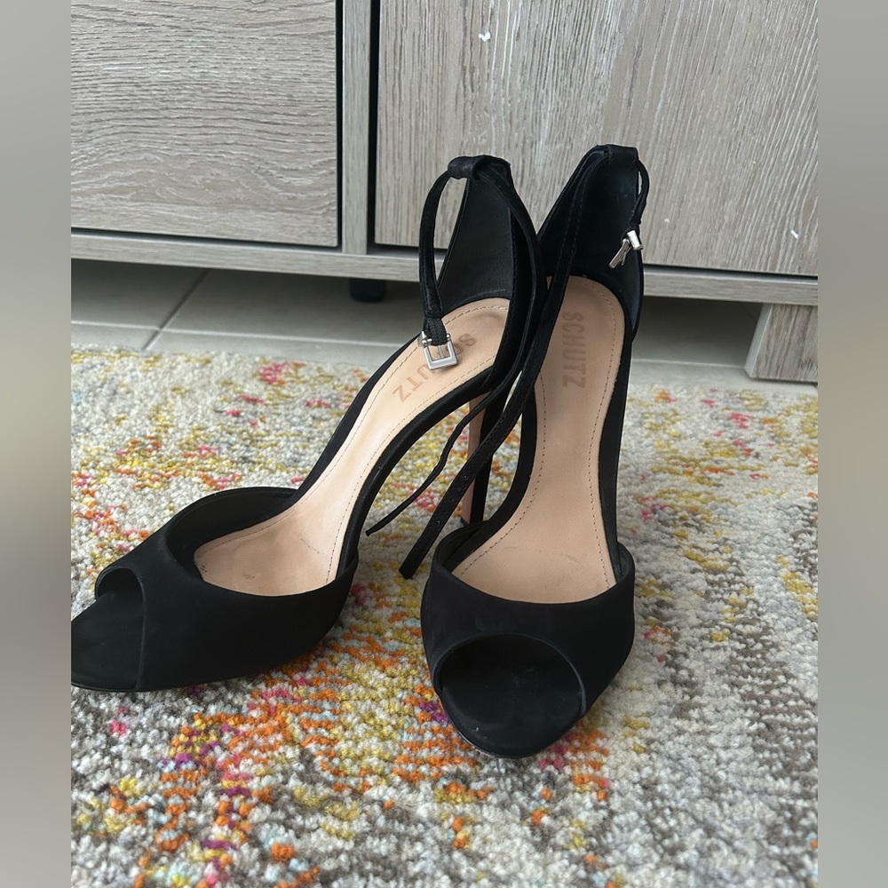 SCHUTZ Black Heels Size 8.5